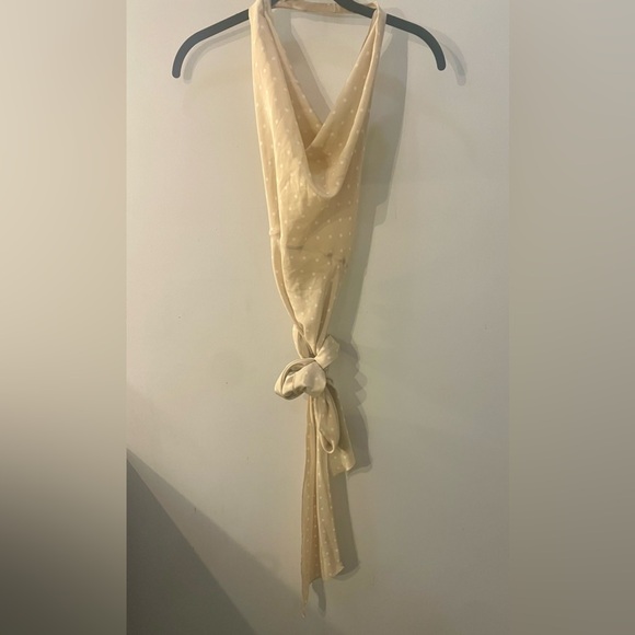 MaxMara Silk Wrap Halter Top - Picture 6 of 9